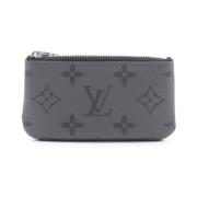 Pre-owned Leather wallets Louis Vuitton Vintage , Black , Dames