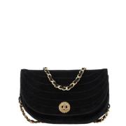 Pre-owned Suede chanel-bags Chanel Vintage , Black , Dames