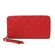 Pre-owned Fabric wallets Louis Vuitton Vintage , Red , Dames