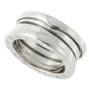 Pre-owned Metal rings Bvlgari Vintage , Gray , Dames