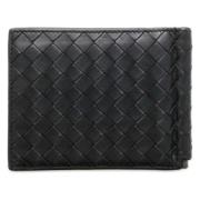 Pre-owned Leather wallets Bottega Veneta Vintage , Black , Heren