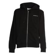 Janis Hooded Sweatshirt Zwart Department Five , Black , Heren