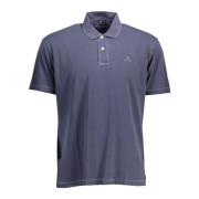 Blauw Katoenen Polo Shirt Gant , Blue , Heren