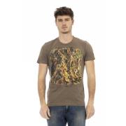 Kleding T-Shirt Trussardi , Brown , Heren