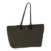 Pre-owned Canvas totes Fendi Vintage , Green , Dames