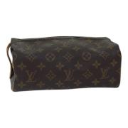 Pre-owned Canvas pouches Louis Vuitton Vintage , Brown , Dames