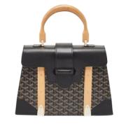 Pre-owned Canvas handbags Goyard Vintage , Black , Dames