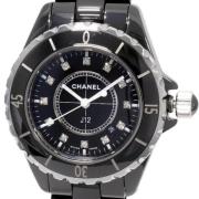 Pre-owned Metal watches Chanel Vintage , Black , Dames