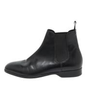 Pre-owned Leather boots Ralph Lauren Pre-owned , Black , Heren