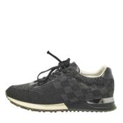 Pre-owned Canvas sneakers Louis Vuitton Vintage , Black , Heren