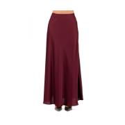 Elegante Geplooide Rok Hanita , Brown , Dames