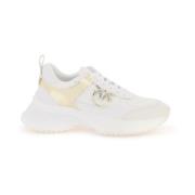 Love Birds Leren Sneakers Pinko , White , Dames