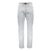 Grijze Katoenen Jeans Broek, 5-Pocket Gant , Gray , Heren