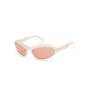 PR A20S 12V07V Sunglasses Prada , White , Dames