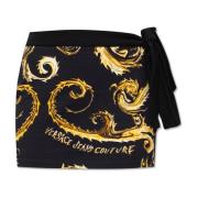 Rok met Barocco-print Versace Jeans Couture , Black , Dames