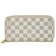 Pre-owned Canvas wallets Louis Vuitton Vintage , White , Dames