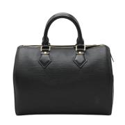 Pre-owned Leather louis-vuitton-bags Louis Vuitton Vintage , Black , D...