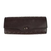 Pre-owned Leather key-holders Bottega Veneta Vintage , Brown , Dames