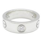 Pre-owned White Gold rings Cartier Vintage , Gray , Dames