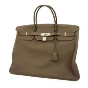 Pre-owned Leather handbags Hermès Vintage , Brown , Dames