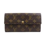 Pre-owned Fabric wallets Louis Vuitton Vintage , Brown , Dames