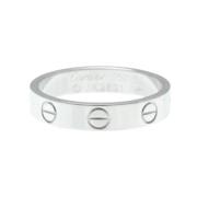 Pre-owned White Gold rings Cartier Vintage , Gray , Dames