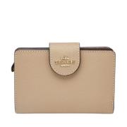 Pre-owned Leather wallets Coach Pre-owned , Beige , Dames