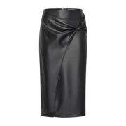 MaximeA Midi Rok Aime´e the Label , Black , Dames