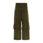 Cargo Broek in Army Green Katoen Entire Studios , Green , Heren