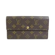 Pre-owned Canvas wallets Louis Vuitton Vintage , Brown , Dames