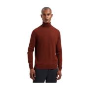 Turtle Neck Pullover Dstrezzed , Brown , Heren