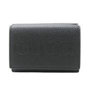 Pre-owned Leather wallets Gucci Vintage , Black , Dames