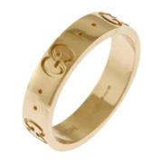 Pre-owned Rose Gold rings Gucci Vintage , Yellow , Dames