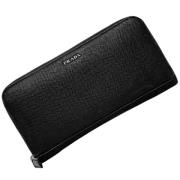 Pre-owned Leather wallets Prada Vintage , Black , Dames