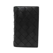 Pre-owned Leather wallets Bottega Veneta Vintage , Black , Dames