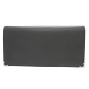 Pre-owned Leather wallets Cartier Vintage , Black , Dames