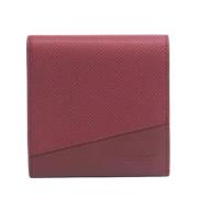 Pre-owned Leather wallets Bottega Veneta Vintage , Red , Dames