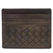 Pre-owned Leather wallets Bottega Veneta Vintage , Brown , Heren