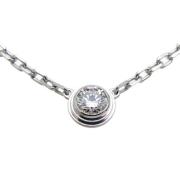 Pre-owned White Gold necklaces Cartier Vintage , Gray , Dames