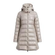 Lange donzen jas met opstaande stikseldetails Tatras , White , Dames