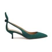 Groene Pumps voor Vrouwen Elegante Stijl Aquazzura , Green , Dames