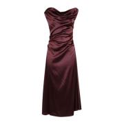 Elegante Phare Jurk Staud , Brown , Dames