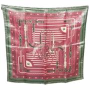 Pre-owned Silk scarves Hermès Vintage , Multicolor , Dames