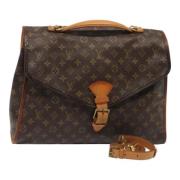 Pre-owned Canvas handbags Louis Vuitton Vintage , Brown , Dames