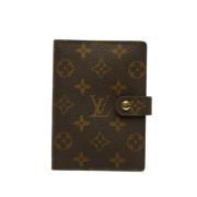 Pre-owned Canvas home-office Louis Vuitton Vintage , Brown , Dames