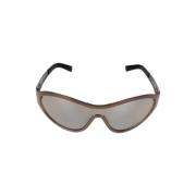 Pre-owned Silver sunglasses Gucci Vintage , Brown , Dames