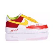 Ambachtelijke Wit Geel Rood Sneakers Nike , Multicolor , Heren