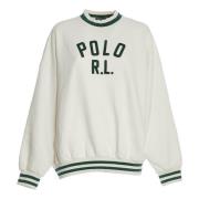 Dameskleding Sweatshirts Melk Wit, Groen Aw24 Ralph Lauren , White , D...