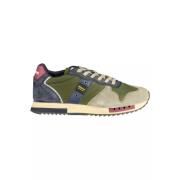 Blauer Green Polyester Sneaker Blauer , Green , Heren