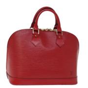 Pre-owned Leather louis-vuitton-bags Louis Vuitton Vintage , Red , Dam...